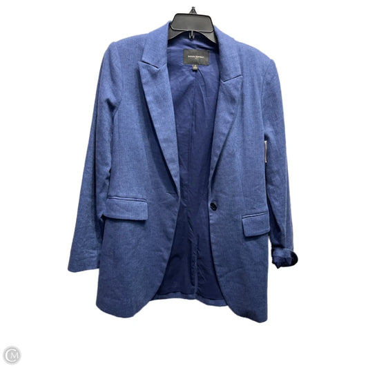 Blazer By Banana Republic In Blue, Size: 8