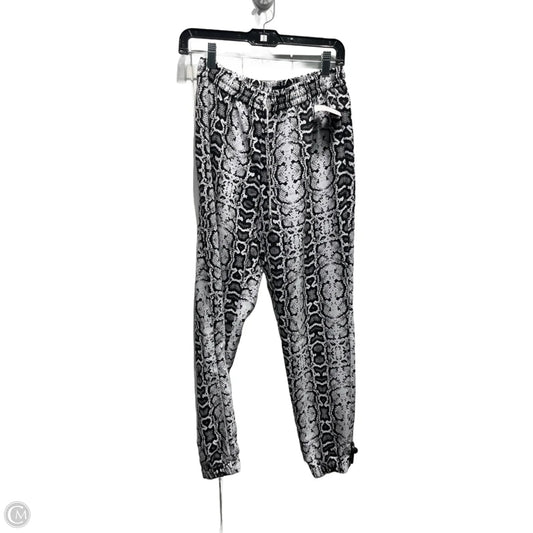 Pants Joggers By Express In Black & White, Size: Xs