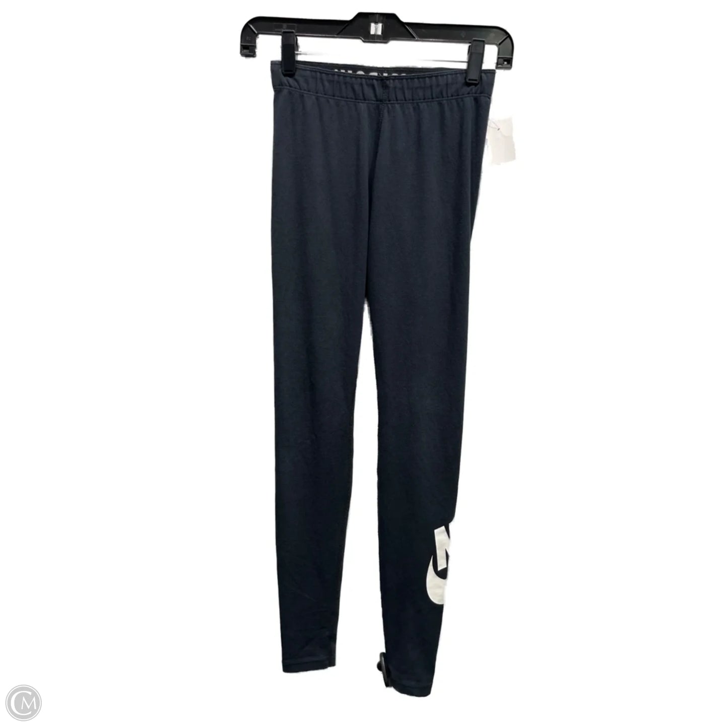 Athletic Leggings By Nike Apparel In Black & White, Size: Xs