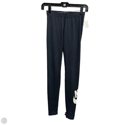 Athletic Leggings By Nike Apparel In Black & White, Size: Xs