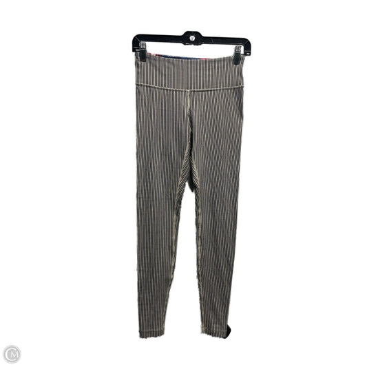 Athletic Leggings By Lululemon In Blue & Brown, Size: 6