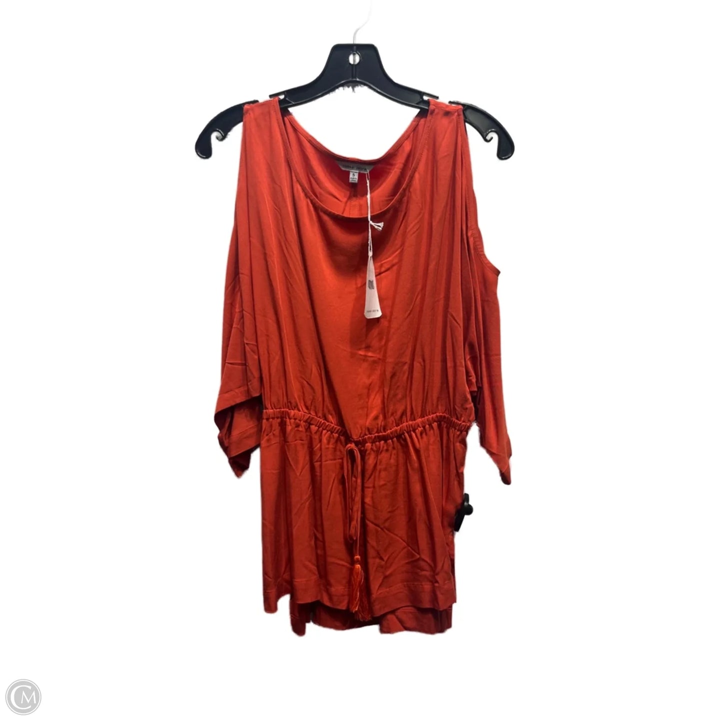 Top Short Sleeve By Naked Zebra In Orange, Size: S