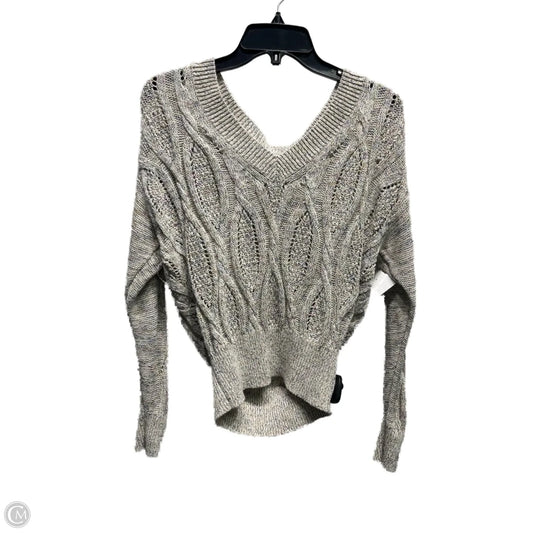 Sweater By White House Black Market In Grey & Yellow, Size: S