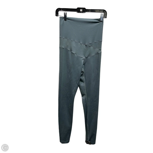 Athletic Leggings By Nike Apparel In Green, Size: S