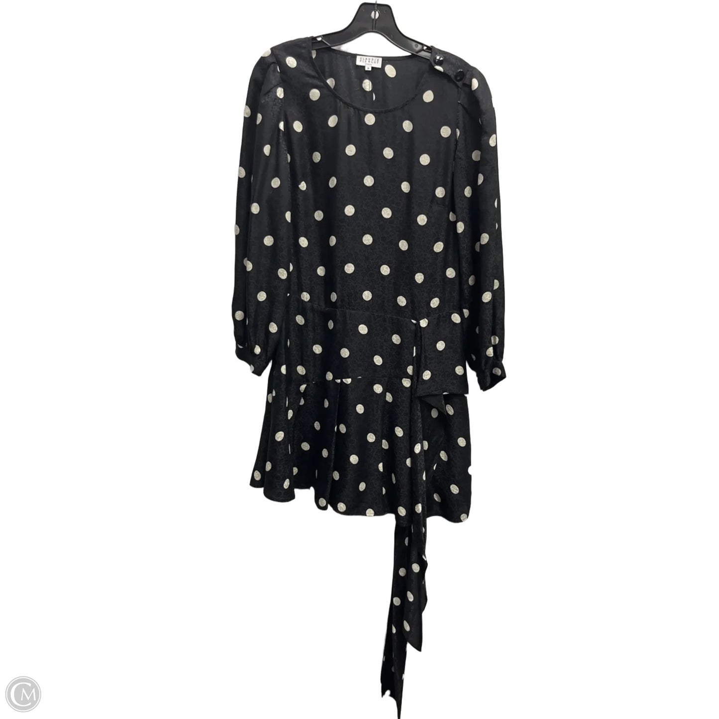 Dress Party Short By CALUDEIE PIERLOT PARIS DRESS In Black & White, Size: S