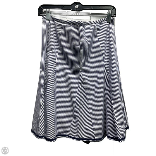 Skirt Mini & Short By Talbots In Blue & White, Size: 2