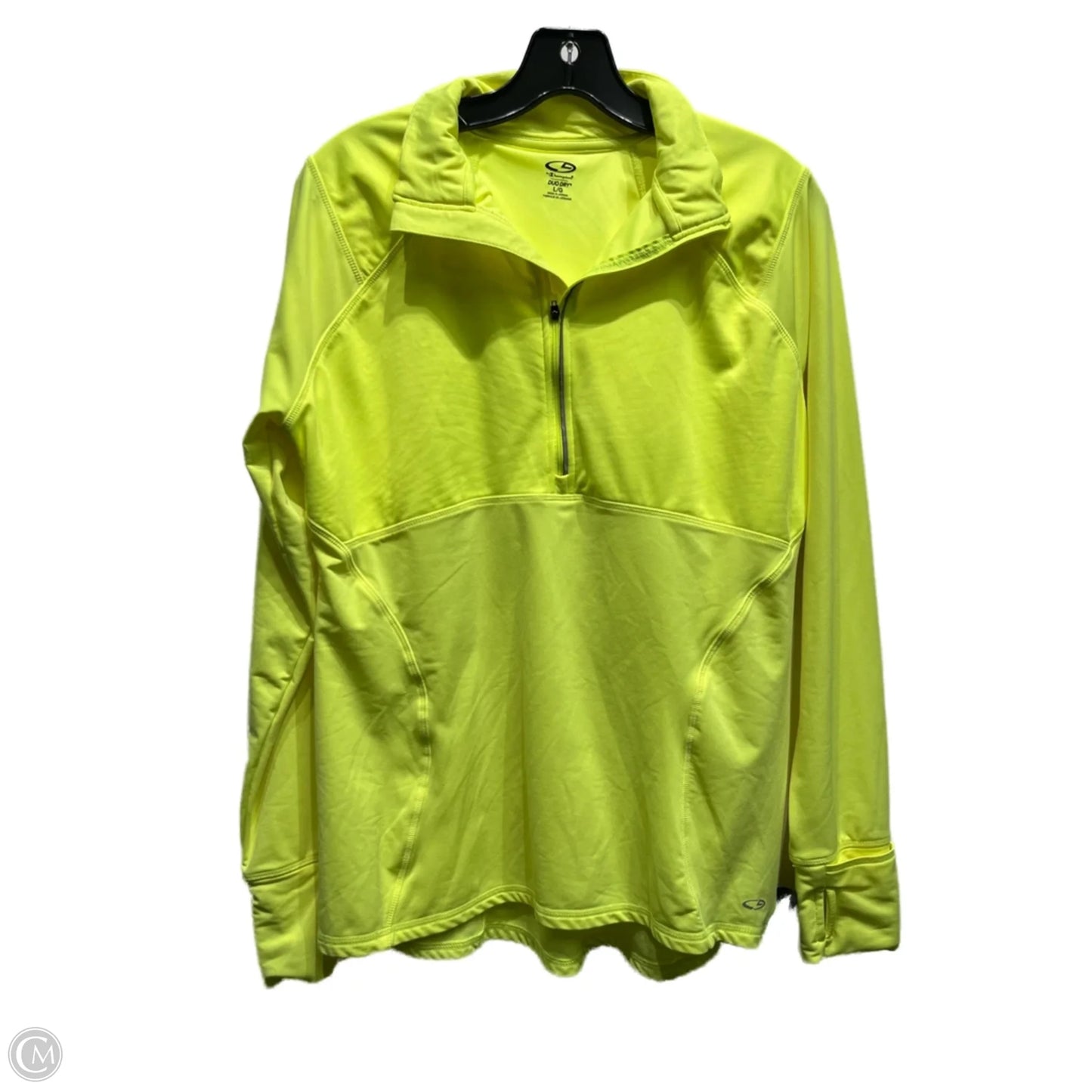 Athletic Jacket By Champion In Ombre Print, Size: L