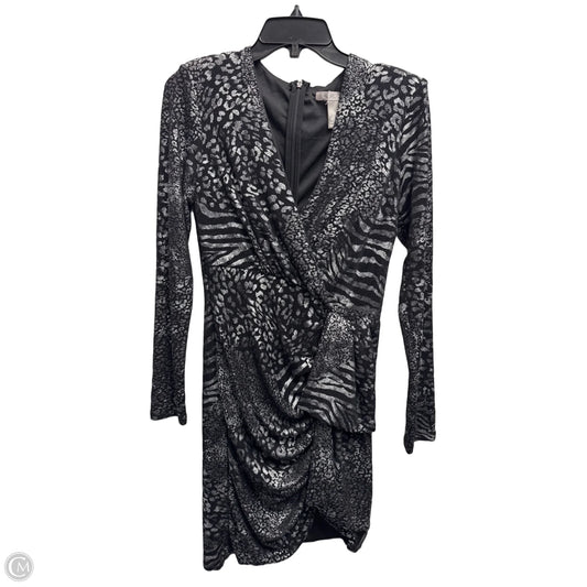 Dress Party Short By Aqua In Black & Silver, Size: M