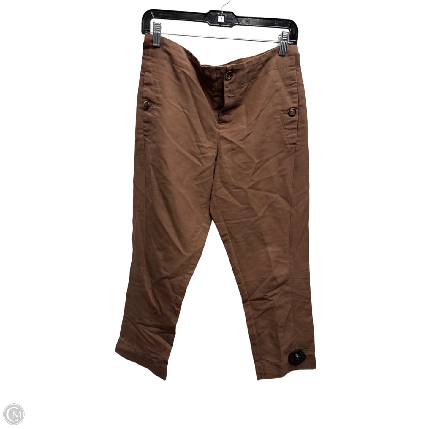 Capris Designer By Marni In Brown, Size: 0