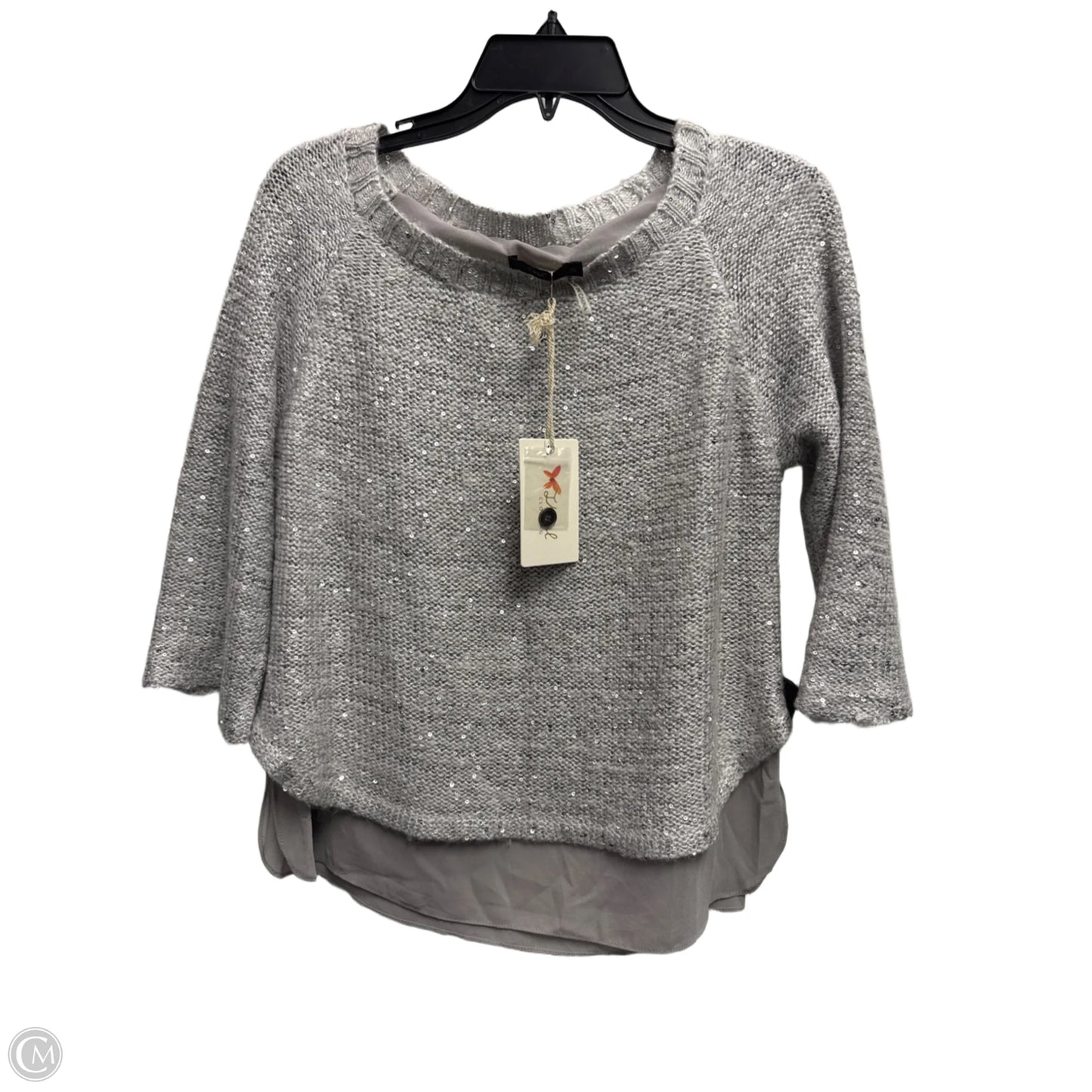 Sweater By Thml In Silver, Size: Xs