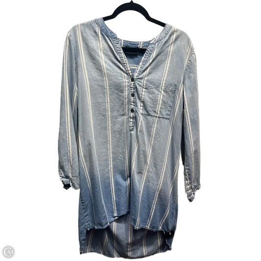Dress Casual Short By Auw In Blue Denim, Size: S