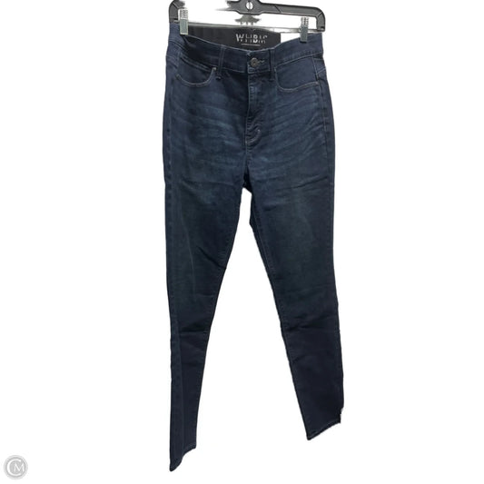 Jeans Skinny By White House Black Market In Blue Denim, Size: 8