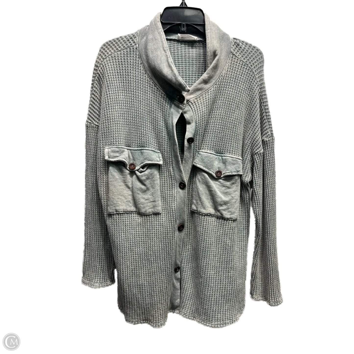 Jacket Shirt By bucket list In Green, Size: L