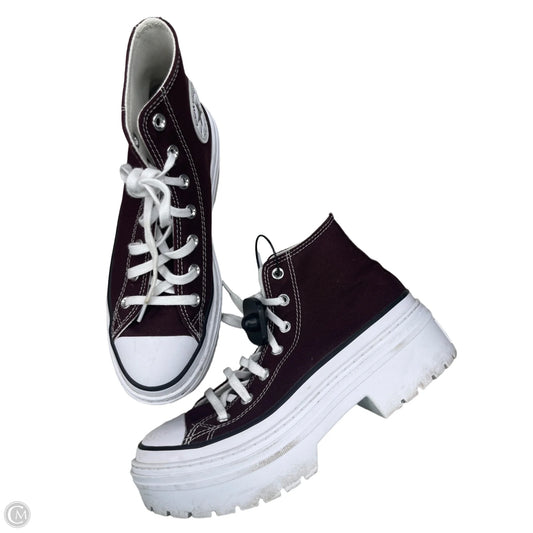 Shoes Sneakers By Converse In Maroon, Size: 8