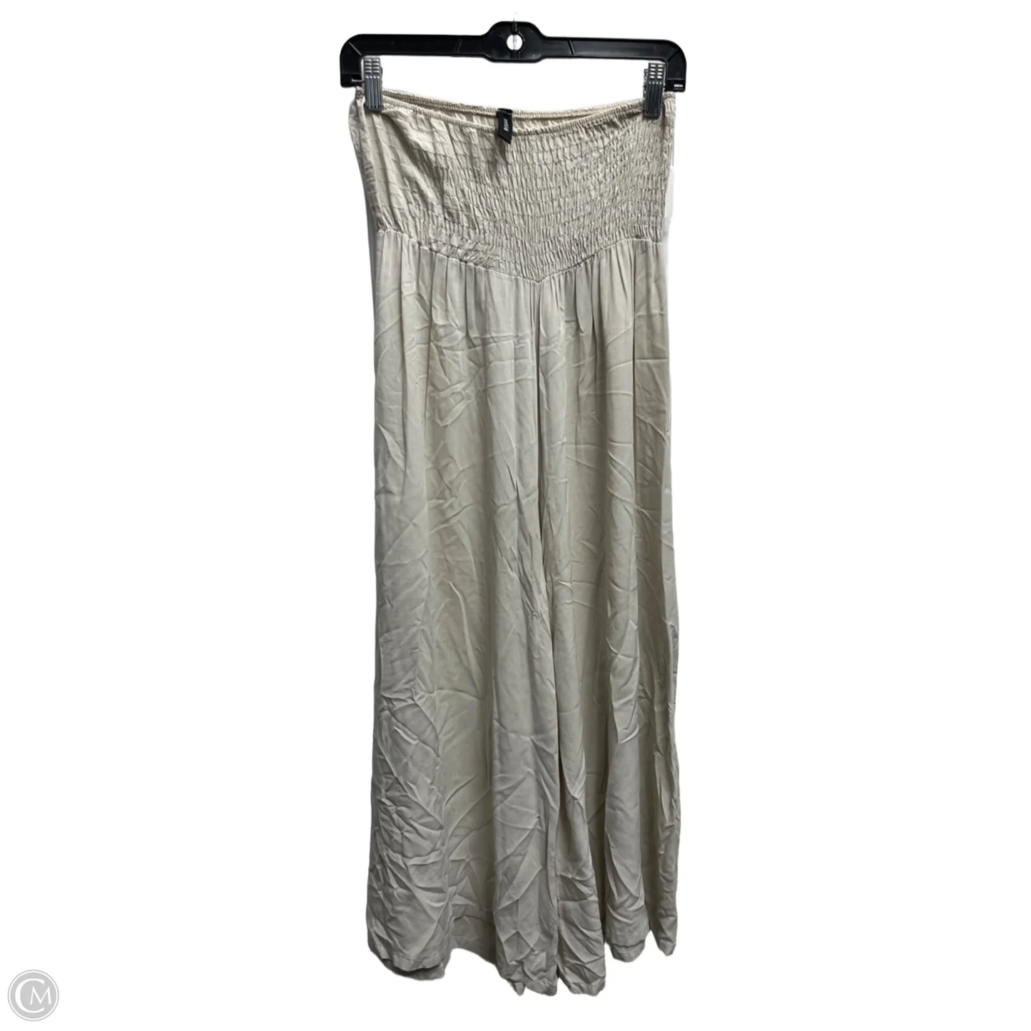 Pants Wide Leg By venti 7 In Cream, Size: L