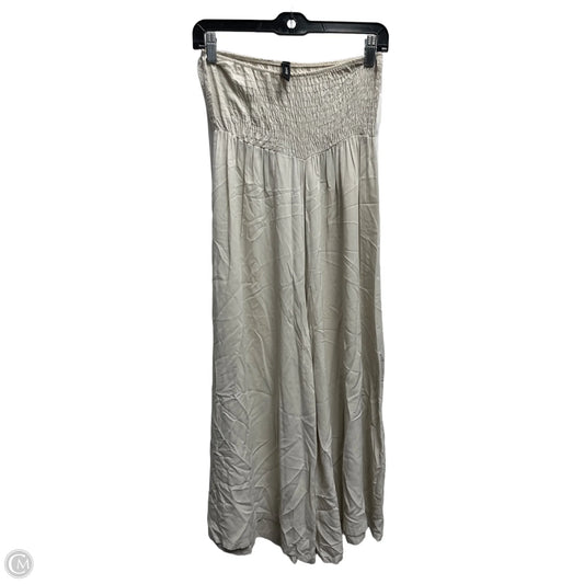 Pants Wide Leg By venti 7 In Cream, Size: L