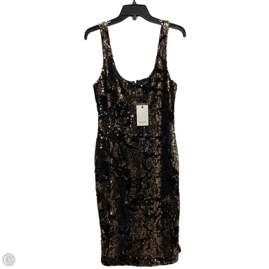 Dress Party Short By Bardot In Black & Gold, Size: L