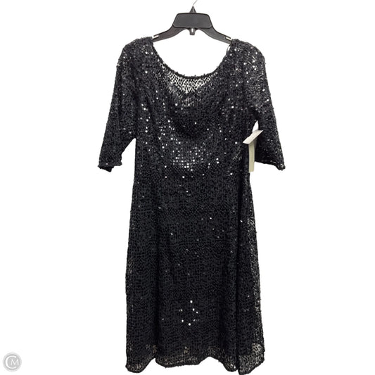 Dress Set 2pc By Kay Unger In Black & Blue, Size: 14