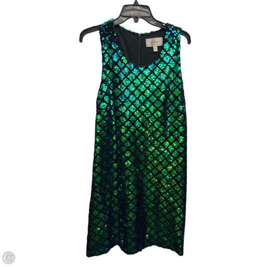 Dress Party Short By Julie Brown In Blue & Green, Size: L
