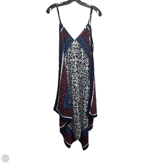 Dress Casual Midi By Tommy Bahama In Blue & Orange, Size: L