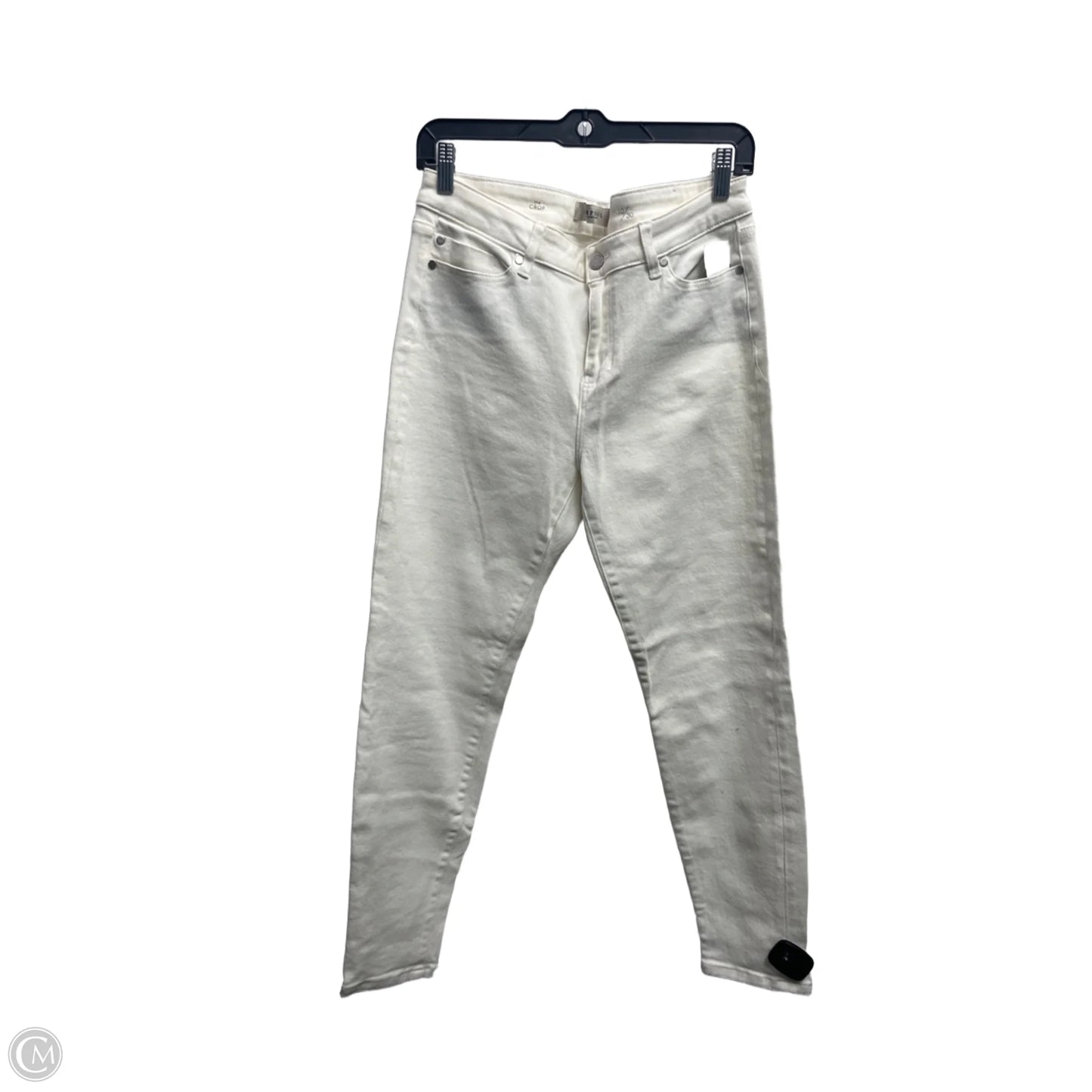 Jeans Cropped By Liverpool In White, Size: 10