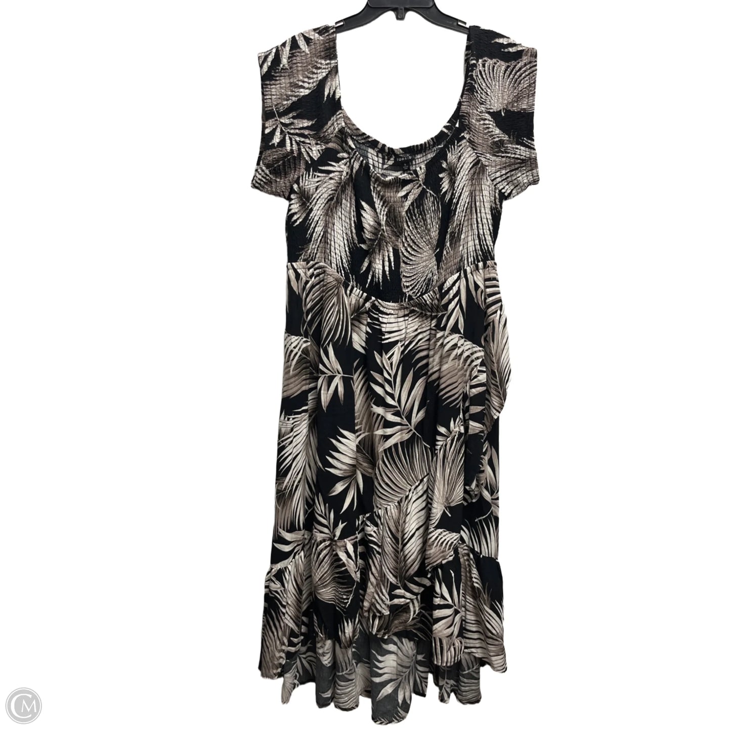Dress Casual Maxi By Torrid In Black & Brown, Size: 4x