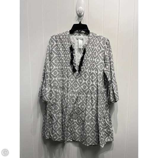 Dress Casual Short By Tommy Bahama In Black & White, Size: M