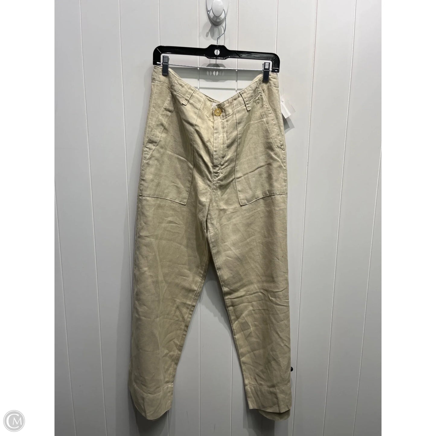 Pants Linen By Velvet In Cream, Size: 10