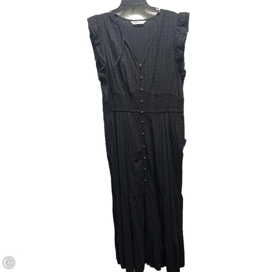 Dress Casual Maxi By Sonoma In Black, Size: Xl