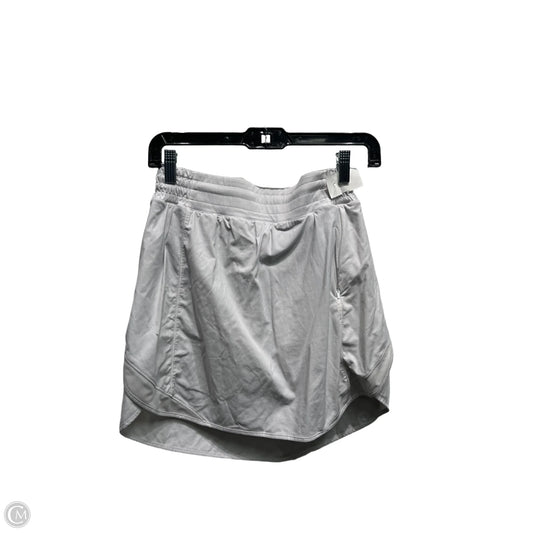 Athletic Skort By Lululemon In Grey, Size: 6