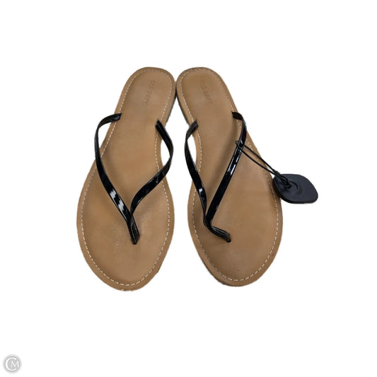 Sandals Flip Flops By Old Navy In Black, Size: 9
