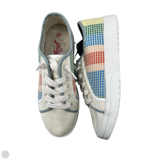 Shoes Sneakers By Jelly Pop In Blue & Orange, Size: 9