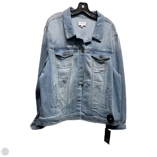 Jacket Denim By Crown And Ivy In Blue Denim, Size: 3x