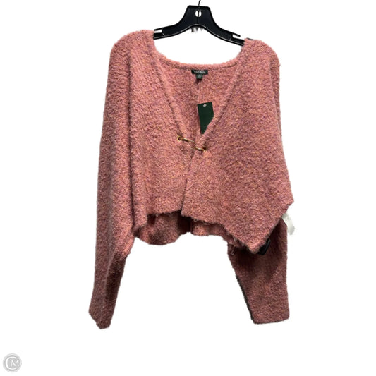 Sweater Cardigan By Wild Fable In Pink, Size: Xl