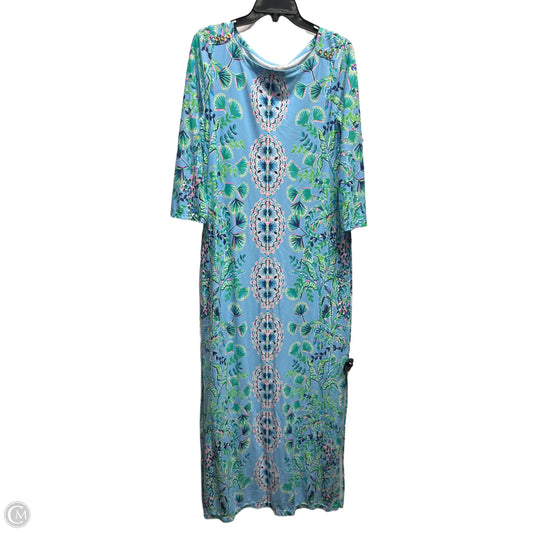 Dress Designer By Lilly Pulitzer In Blue & Pink, Size: L
