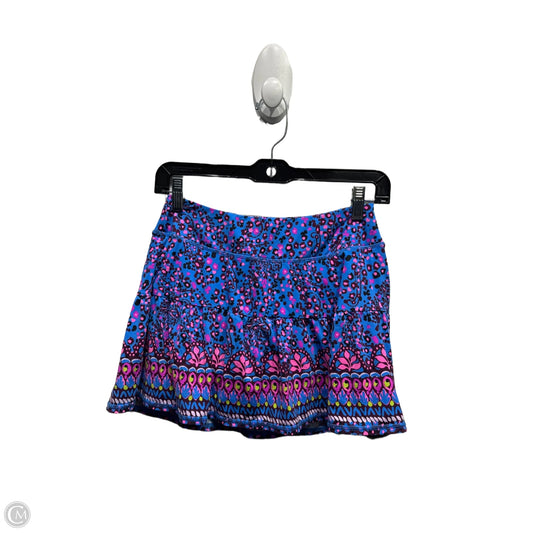 Skort Designer By Lilly Pulitzer In Blue & Purple, Size: Xs