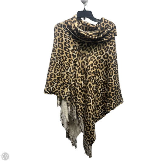 Shawl By Chicos In Animal Print, Size: Osfm