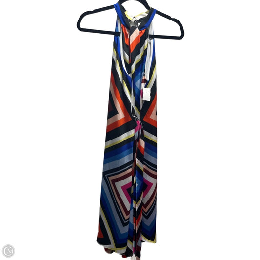 Dress Casual Midi By JULIA JORDAN In Black & Blue, Size: 4