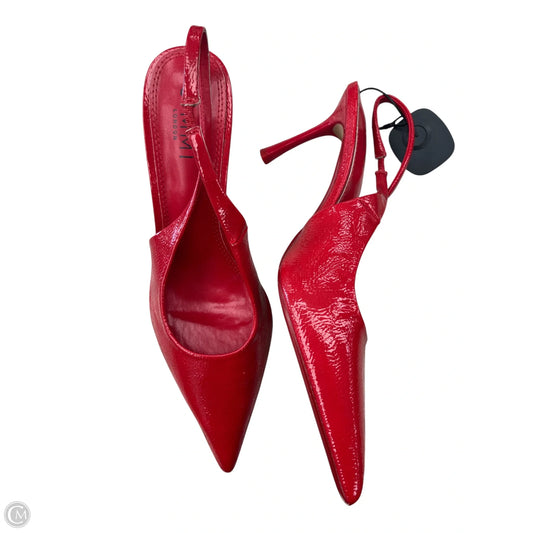 Shoes Heels Stiletto By  SIMMI In Red, Size: 9