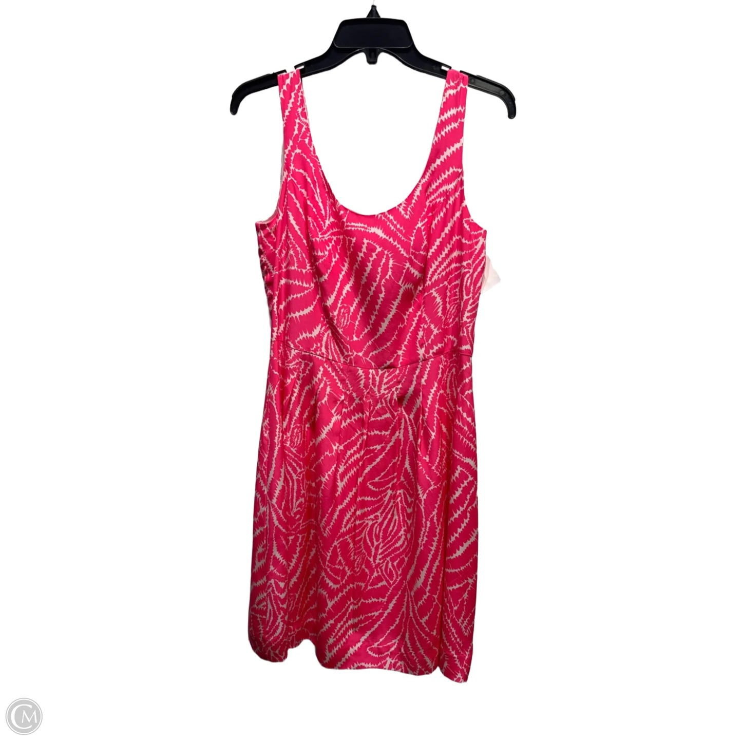 Dress Designer By Lilly Pulitzer In Pink & White, Size: 8