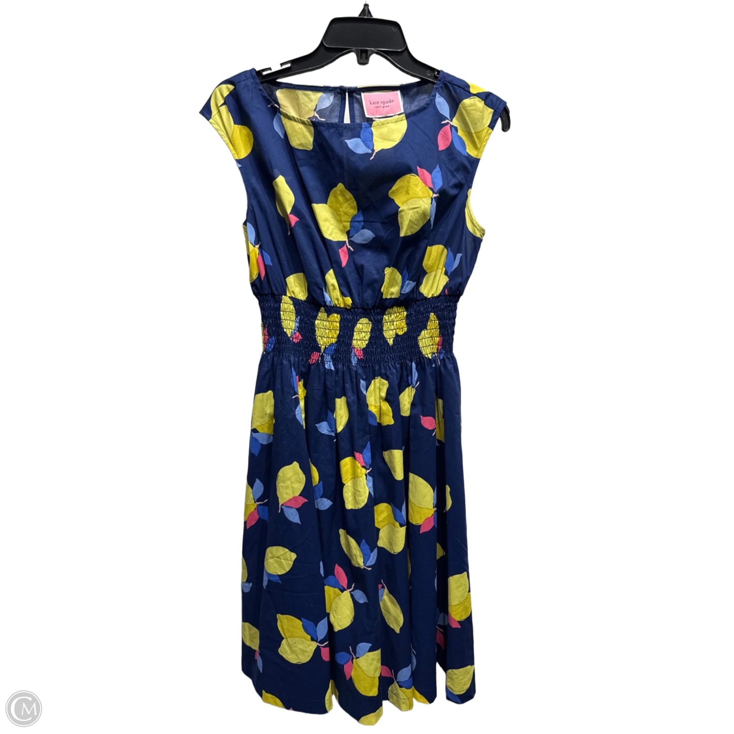 Dress Designer By Kate Spade In Blue & Yellow, Size: 6