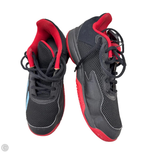 Shoes Athletic By Adidas In Black & Red, Size: 6