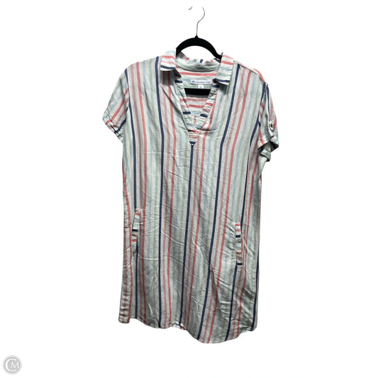 Dress Casual Short By Southern Tide In Green & Orange, Size: M