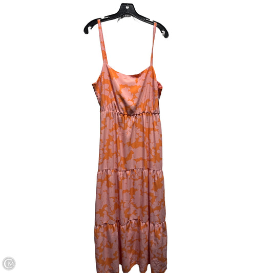 Dress Casual Maxi By Sanctuary In Orange & Pink, Size: Xl