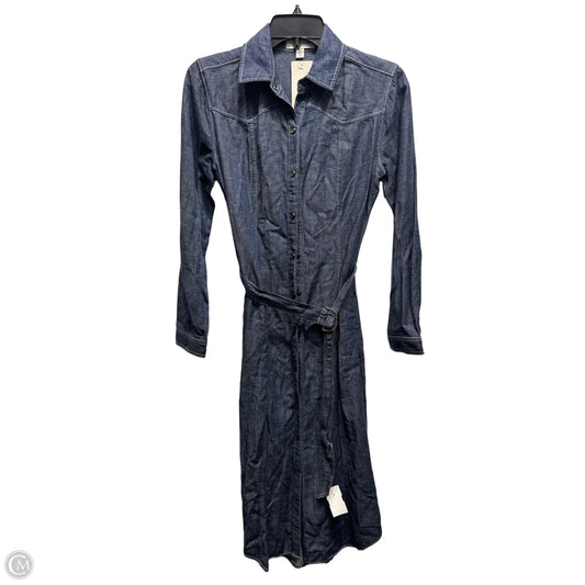 Dress Work By Cloth & Stone In Blue Denim, Size: Xs