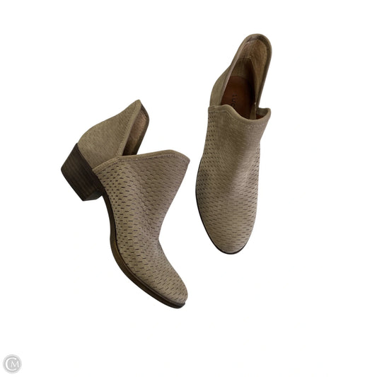 Boots Ankle Flats By Lucky Brand In Taupe, Size: 6