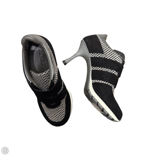 Shoes Heels Stiletto By Cmc In Black & Grey, Size: 6