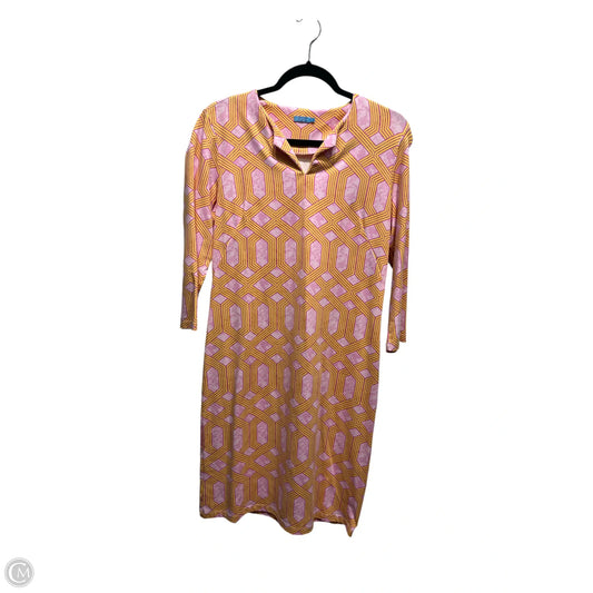 Dress Work By J Mclaughlin In Pink & Yellow, Size: M