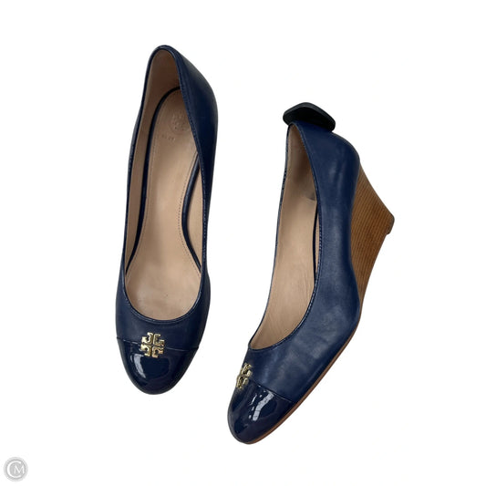 Shoes Designer By Tory Burch In Navy, Size: 11