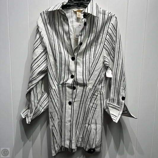 Dress Casual Short By H&m In Black & White, Size: Xs